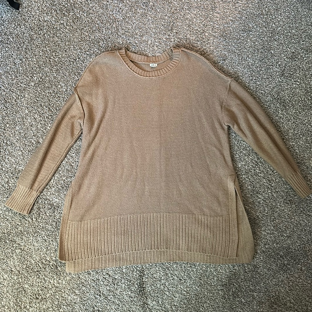 Oversized aerie sweater - Tan M